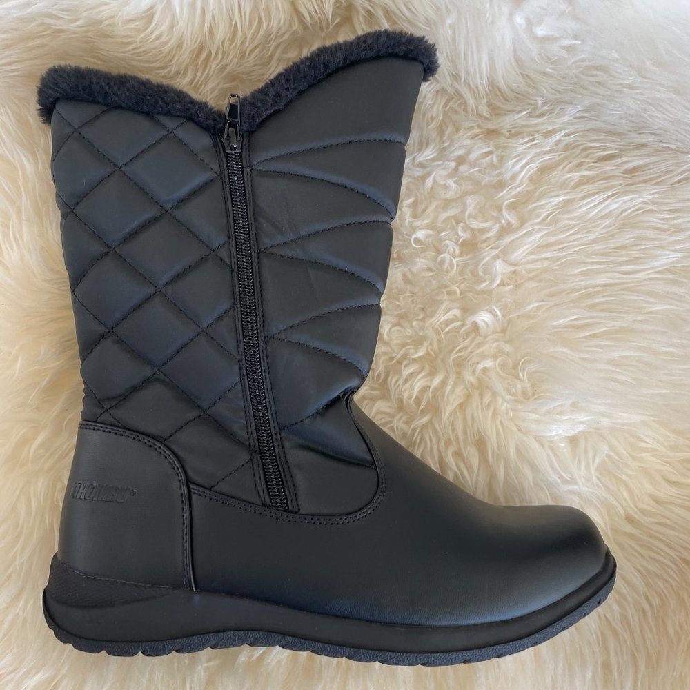 KHOMBU Women's Carly Winter Fur-lined Boots - Size 9